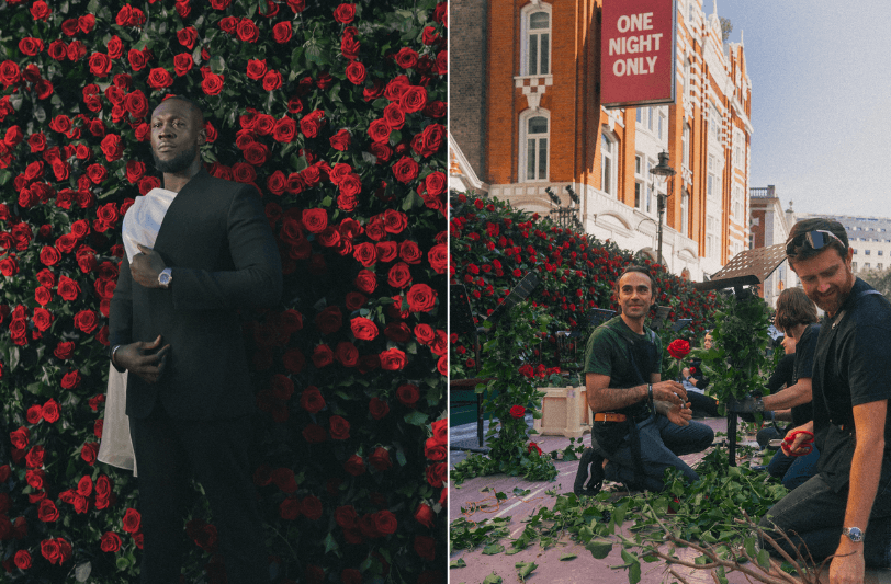 Vogue World | A Blooming Extravaganza with Over 20,000 Red Roses